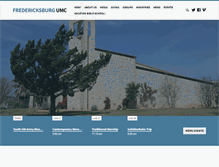 Tablet Screenshot of fredumc.org